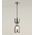 CLESSIDRA: Interior Mirror Finish Smokey Black / Opal Glass Ellipse Pendant Lights