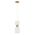 CLESSIDRA: Interior Mirror Finish Smokey Black / Opal Glass Ellipse Pendant Lights