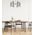 CLESSIDRA:  Interior Mirror Finish Smokey Black / Opal Glass Ellipse x12 Round Base Pendant Lights