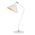 COLLO:  Cone Shade with Antique Brass Highlight Table Lamps