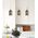 ESPEJO3: Interior Iron & Chrome Oblong Glass with Dotted Effect Pendant Lights