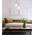 FINN: Scandinavian Blonde Wood & Opal Glass Medium Cone Pendant Light