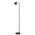 FLOTAR: Interior Cylinder Iron Shade with Antique Brass Highlight Floor Lamps