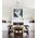GAMBA: Industrial White Rustic Wide Angular Cage Pendant Light