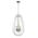 GAMBA: Industrial White Rustic Narrow Angular Cage Pendant Light