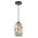 GLAZE: Stone Mosaic Hand Blown Glass Pendant Lights
