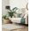 JAMBES: Drum Shade with Antique Brass Tripod Floor Lamps