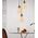 JEREZ: Bronze Amber/ Smokey Black Ellipse Glass Flat Top Pendant Lights