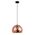 KOPER: Bohemian Copper Plated Wine Glass Shape Pendant Light