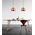 KOPER: Bohemian Copper Plated Wine Glass Shape Pendant Light