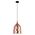 KOPER: Bohemian Copper Plated Ellipse Shape Pendant Light