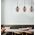 LAMINA: Retro Copper Coloured Glass Double Cylinder Pendant Light