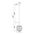 MARACA: Interior Glass Jar With Quadrilateral Segment Pendant Lights