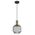 MARACA: Interior Glass Jar With Quadrilateral Segment Pendant Lights