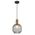 MARACA: Interior Glass Jar With Quadrilateral Segment Pendant Lights