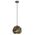 ORIGAMI: Interior Small Dome Carved Iron Origami Style Pendant Lights