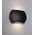 REMO: Surface Mounted LED Exterior Curved Up/Down Wall Lights IP54