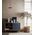 RICTUS: Bohemian Glass With Quadrilateral Segment Wine Glass Shape Pendant Lights