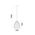 RICTUS: Bohemian Glass with Quadrilateral Segments Ellipse Shape Pendant Lights