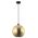 ROCHE: Interior Wine Glass Shape Matte Gold / Chrome Glass Pendant Lights