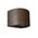 STE: Exterior 12V Bronze Curved Surface Mounted Step / Wall Lights IP65