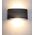 TAMA: LED Exterior Surface Mounted Curved Up/Down Wall Lights IP54