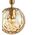 TRATTINO: Interior Bronze Amber / Smokey Black Spherical Glass Pendant Lights