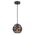 TUILE: Interior Small Embossed Tiled Iron Wine Glass Shape Pendant Lights