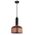 VINTAJ: Retro Interior Dome Shape Ribbed Glass Pendant Lights