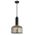 VINTAJ: Retro Interior Dome Shape Ribbed Glass Pendant Lights