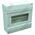 Enclosure MCB 8 Pole Plastic | Durable Construction | Ideal for Electrical Distribution | by Tobin