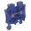 Terminal Din Mount 4mm Blue 32A | Durable Construction | Easy Identification | by Tobin