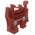 Terminal Din Mount 4mm Red 32A | Easy Identification | Durable Design | by Tobin