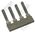 Terminal Commoning Bars 32A 4 Way | Reliable Electrical Connection | Suits TBU-2.5N | by Tobin