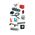 Terminal Label Suit TBN Range 2.5mm | DIN Terminal Marker | L1-L2-L3-N-Pe Labels | by Tobin