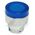 Pushbutton Illuminated Blue | 22mm Mounting | Robust Design for Industrial Use | by Tobin