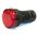 Pilot Light Flashing LED 240VAC | Red Monobloc | 22mm Size | by Tobin
