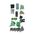 UT Terminal Double Level 4mm | 1 In/1 Out | 2x32A Current Rating | DIN Rail Mount | by Tobin