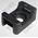 Cable Tie Base Black | Durable Plastic | Compact 23mm Length | Secure Fastening | by Tobin