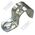 Saddle 20mm Zinc Plated Single Sided | Corrosion Resistant | Easy Cable Securing | by Tobin
