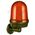 Warning Light IP65 Amber 125mm | 80dB Audible Alarm | 110-240VAC | by Tobin