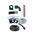 Fixing Clip 25mm Steel Clip | Black PVC Liner | Secure Conduit Fixing | by Tobin