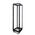 42RU 4 Post Rack Open Frame | Adjustable Depth | Steel Construction | Powder Coated Finish | by SERVEREDGE