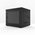 9RU Wall Mount Cabinet | Fully Assembled Hinged Frame | Steel Construction | Powder Coated Finish | by SERVEREDGE