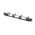 1RU Horizontal 4 RING Cable Management Rail | 4 Ring Design | Steel Construction | Horizontal Mounting | by SERVEREDGE