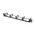 1RU Horizontal 5 RING Cable Management Rail | Steel Construction | Efficient Cable Organization | Improves Airflow | by SERVEREDGE