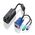 Serveredge PS2 CAT5e/CAT6 Dongle | VGA & PS2 Support | KVM Rack Drawer Compatible | by SERVEREDGE