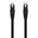 CAT6 Network Cable 1m Black | 50-Micron Gold-Plated Connectors | Snagless Design | by SERVEREDGE