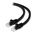 CAT6 Network Cable 10m Black | 50-Micron Gold-Plated Connectors | Snagless Design | by SERVEREDGE