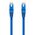 CAT6 Network Cable 1m Blue | 50-Micron Gold-Plated Connectors | Snagless Design | by SERVEREDGE